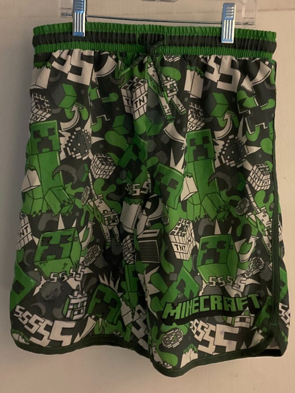 Boy's Minecraft Swim Trunks